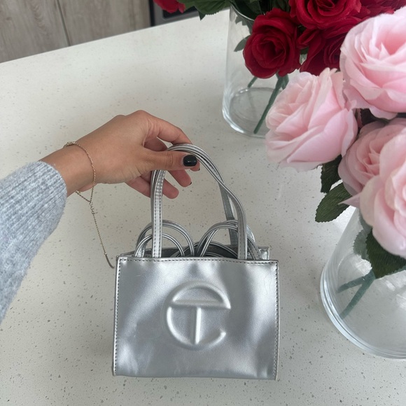 Telfar Handbags - Telfar Metallic Mini Bag
